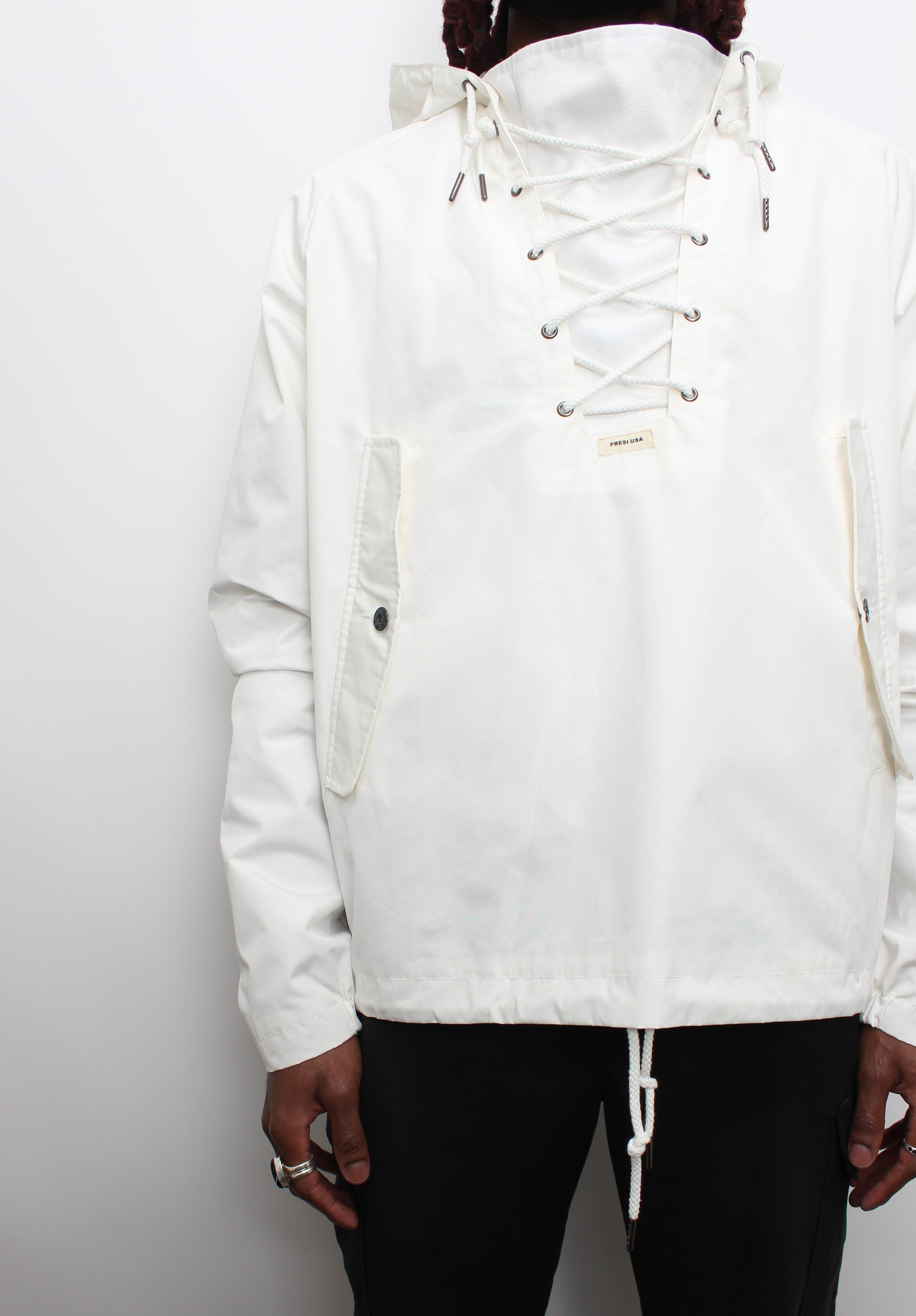 White Hero Anorak
