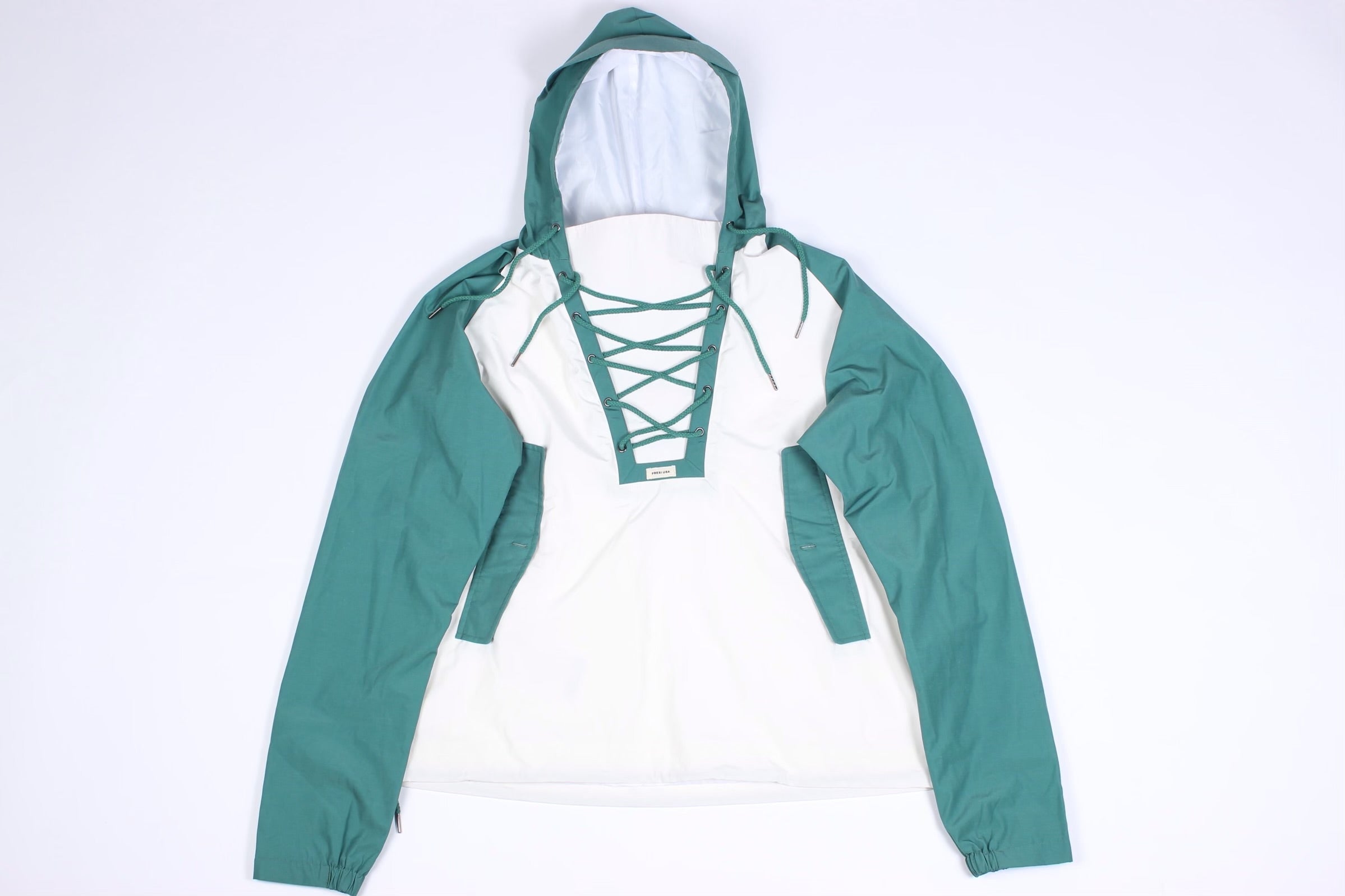 Hunter Green/ White Hero Anorak