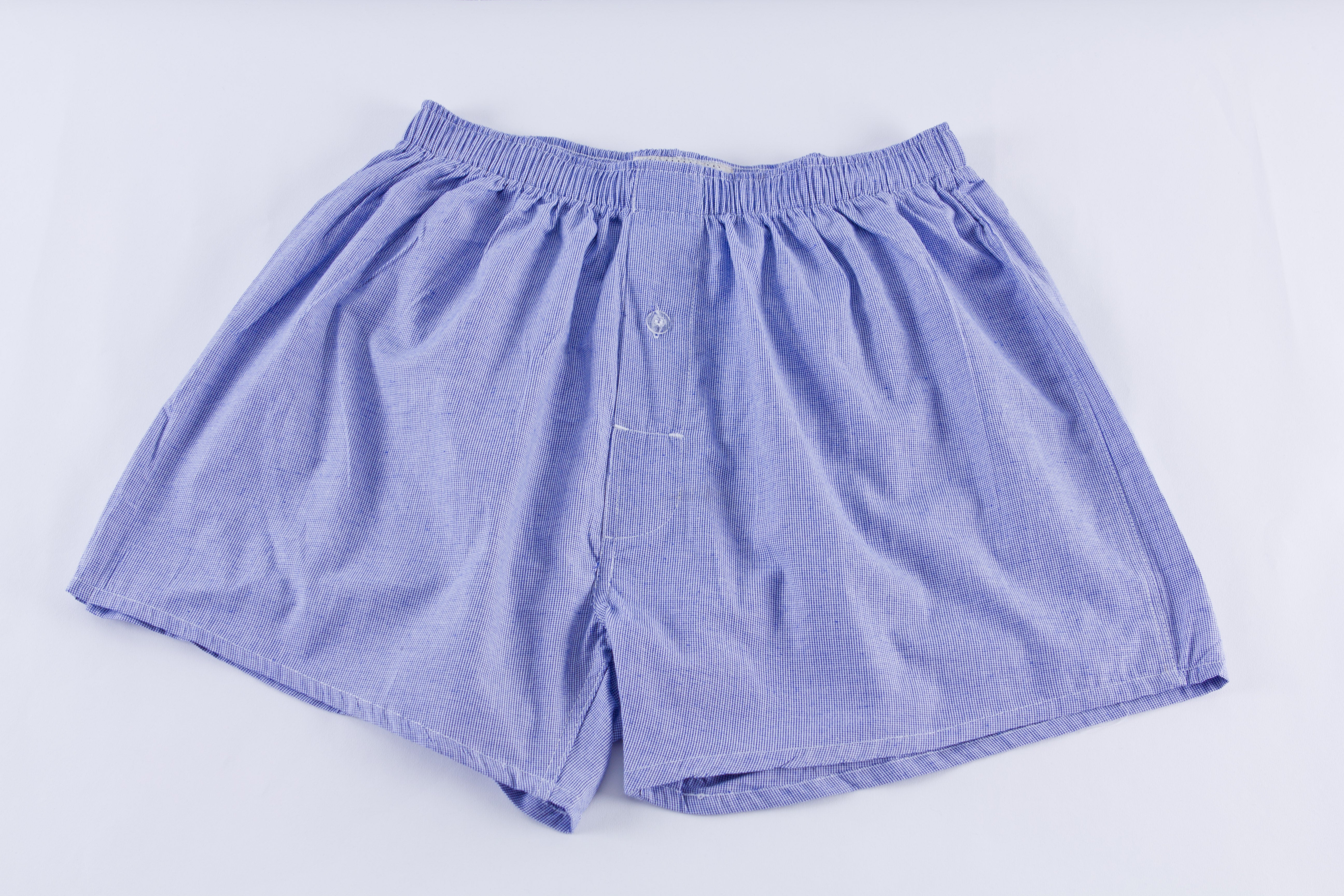 PRESIUSA “White Squares” Woven Boxer Shorts