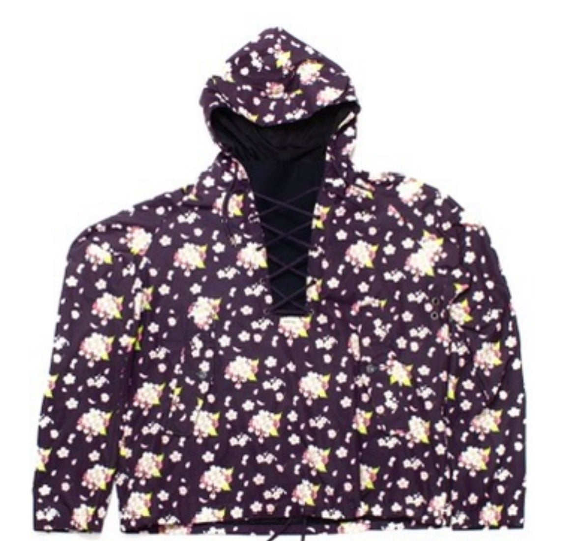 Black Cherry Blossom Hero Anorak