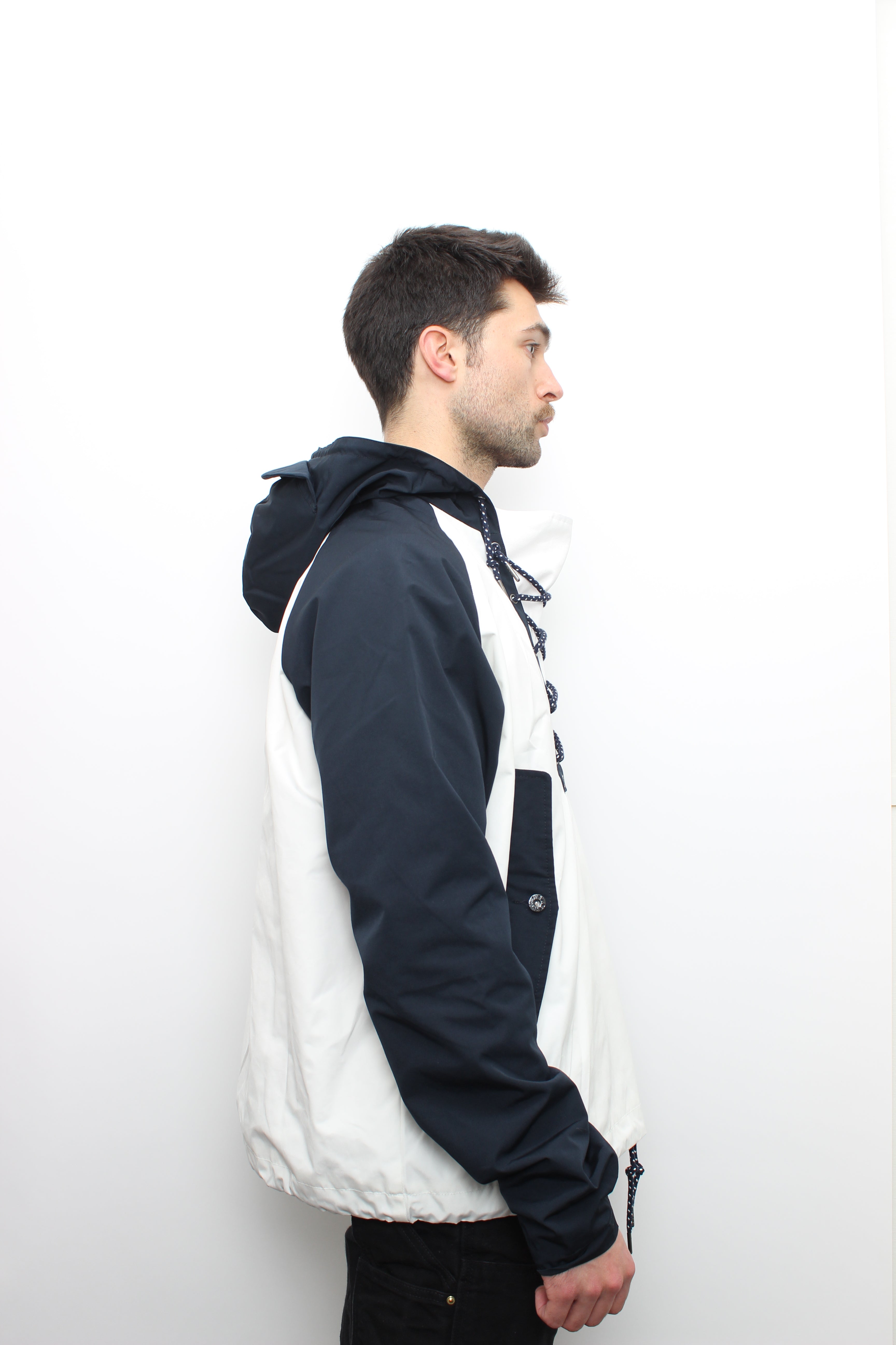 Navy/ White Hero Anorak