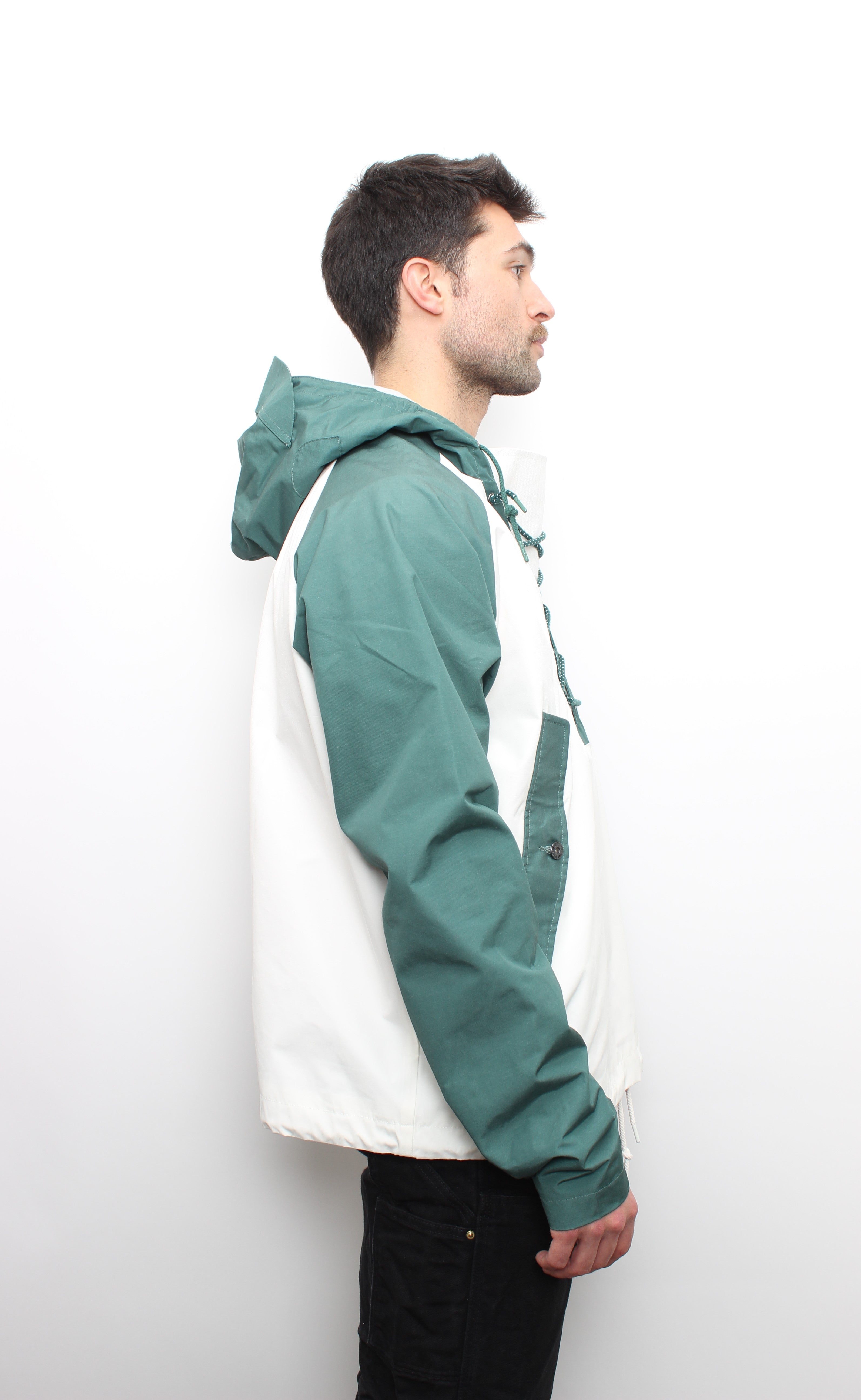 Hunter Green/ White Hero Anorak
