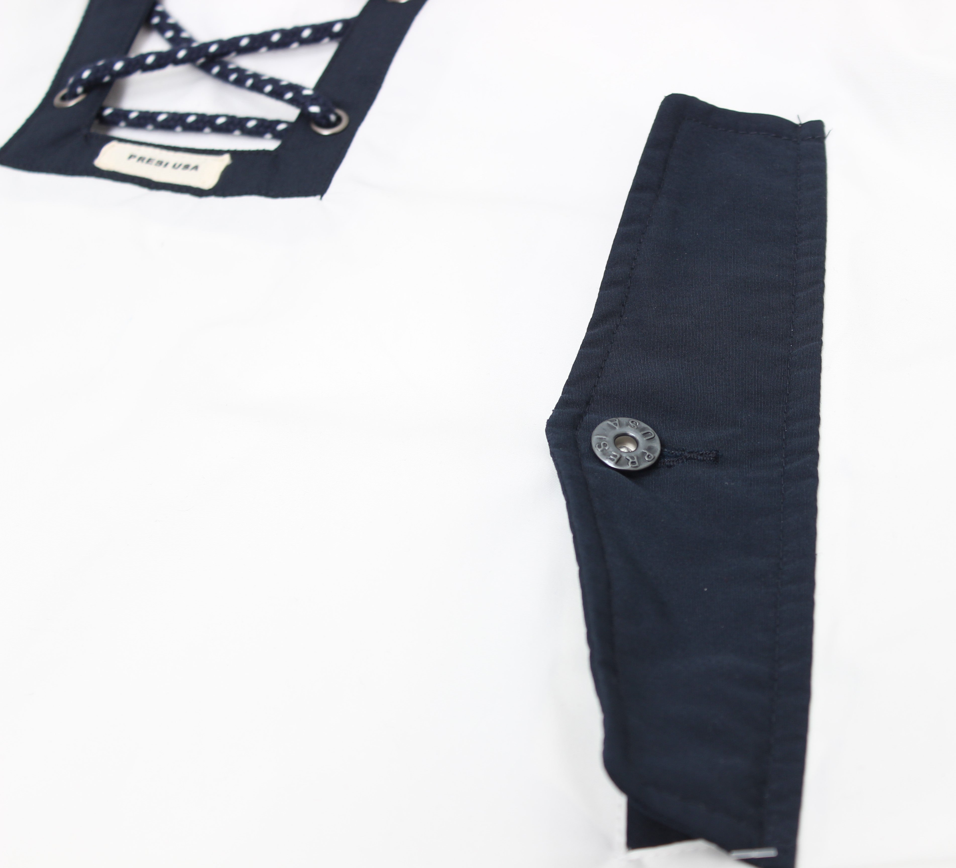 Navy/ White Hero Anorak